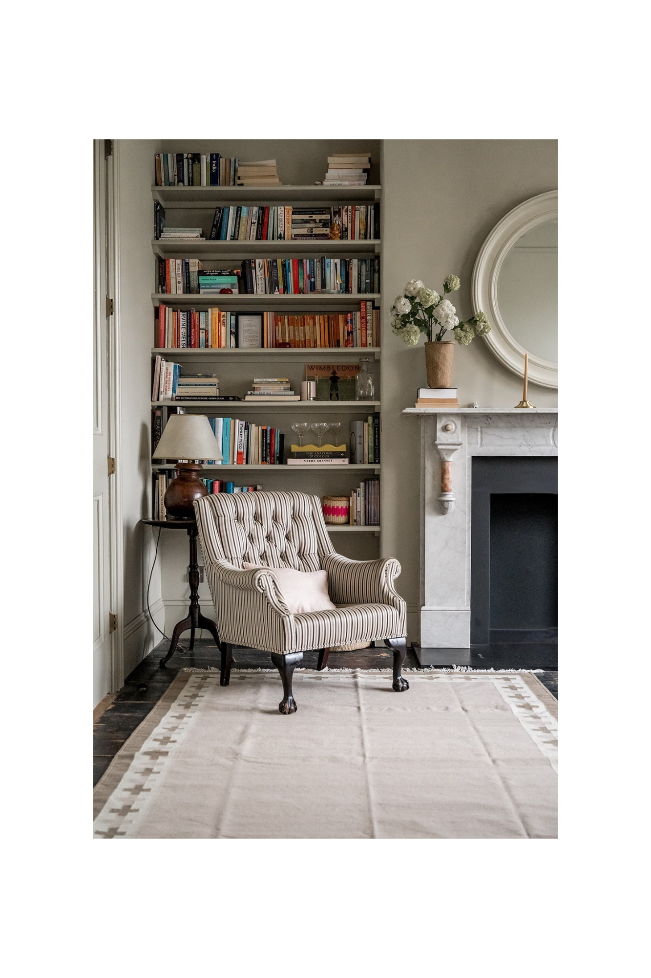 Cross Border Flatweave Rug in Mocha and Dusty Sand