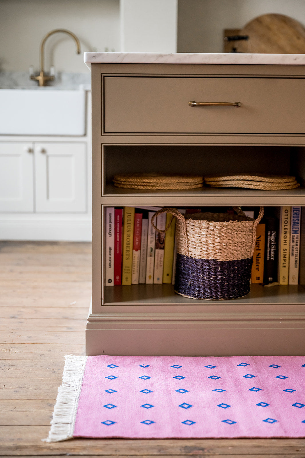 Raspberry and Midsummer Blue Runner