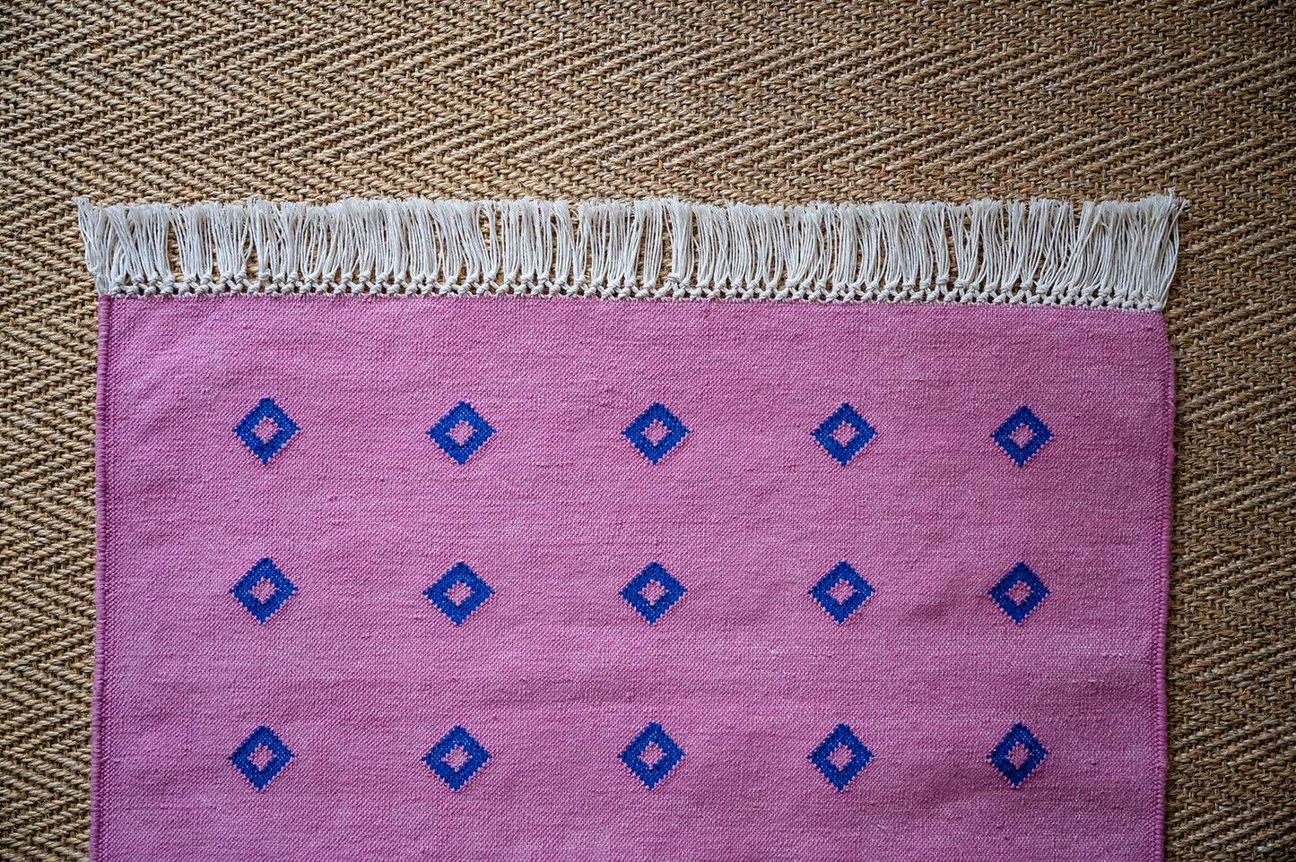 Raspberry and Midsummer Blue Runner