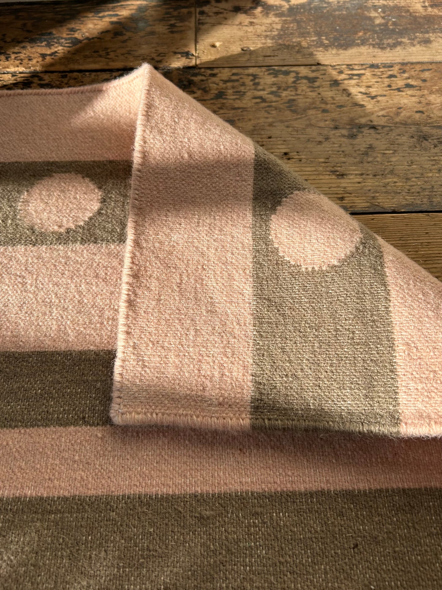 Soft Pink and Mouse Brown Runner