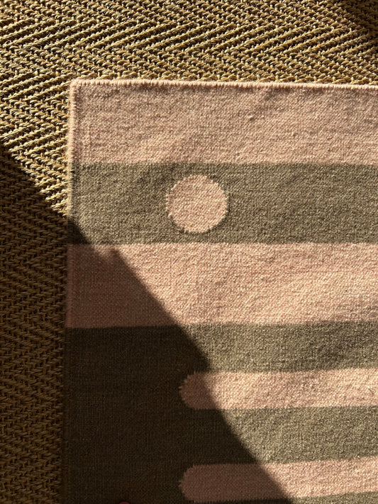 Soft Pink and Mouse Brown Runner